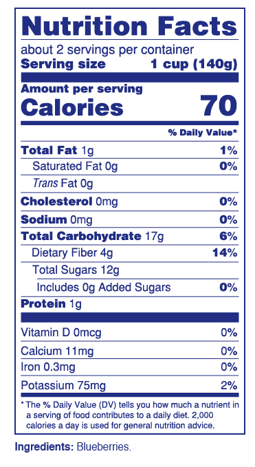 Stahlbush Frozen Blueberries (300gm) - Lifestyle Markets